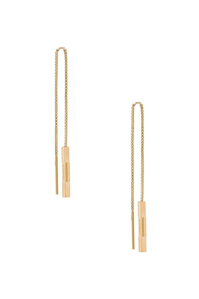 Gucci Link To Love Chain Earrings Metallic Gold.. Product Image