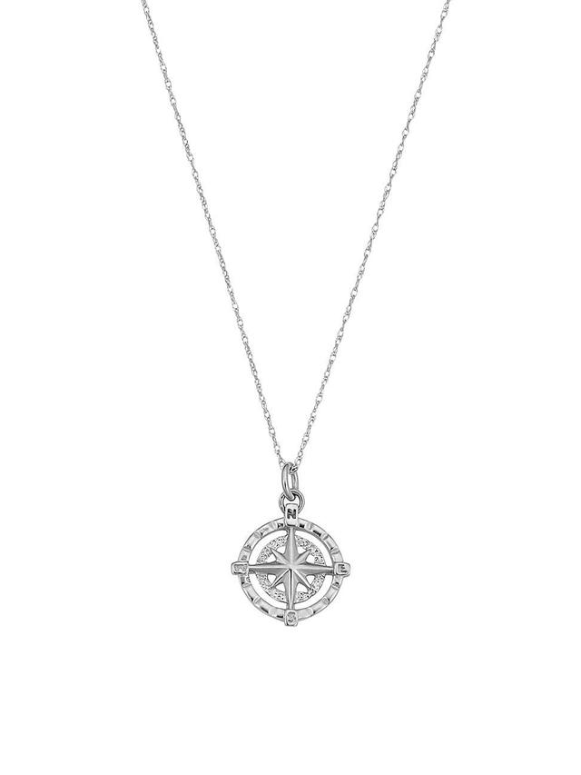 Womens Compass Pendant Necklace Product Image