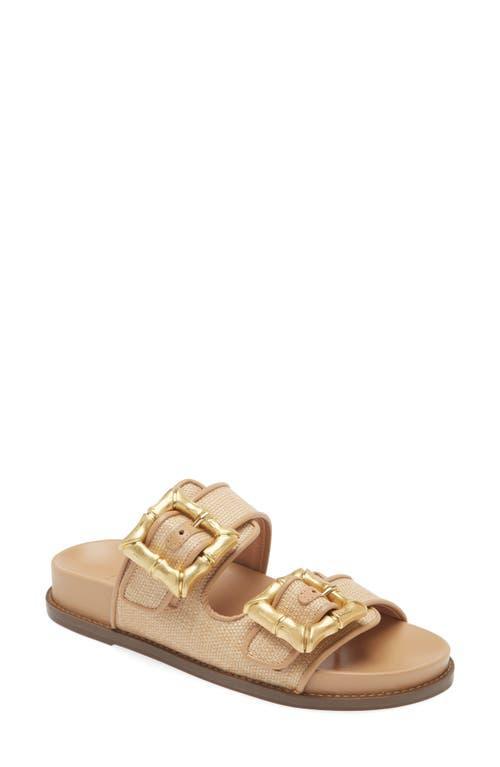 Schutz Womens Enola Natural Sporty Slide Sandals Product Image