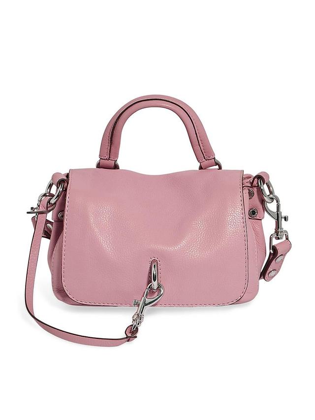 Womens Inner Peace Leather Top Handle Crossbody Bag Product Image