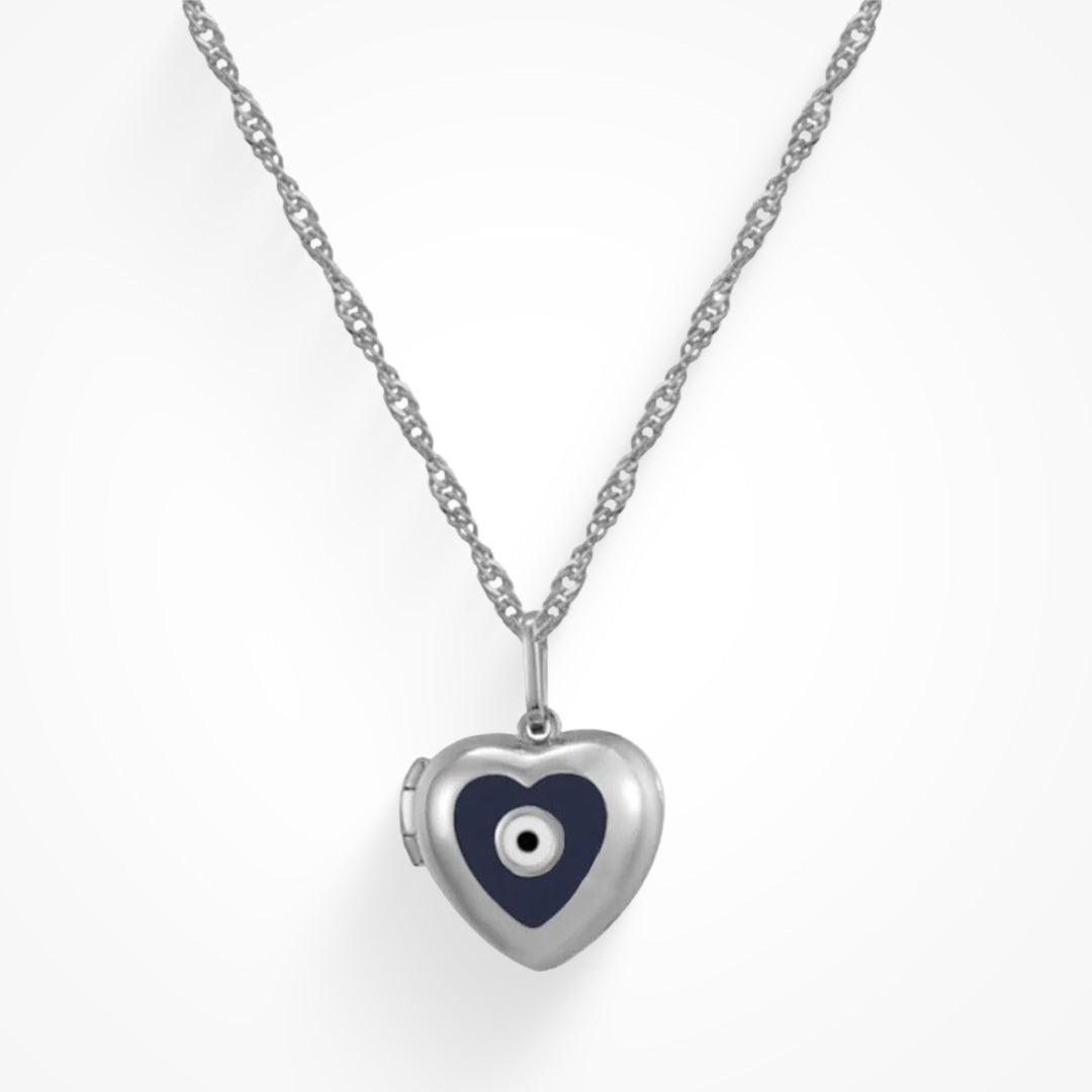 Evil Eye Locket Necklace Product Image