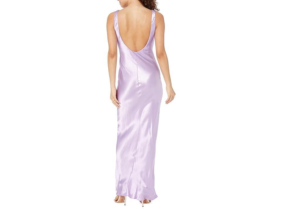 Womens Adelyn Satin Floor-Length Dress Product Image