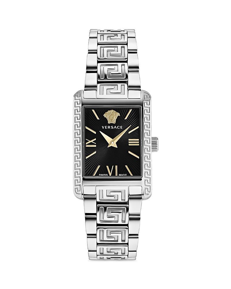 Versace Womens Swiss Tonneau Stainless Steel Bracelet Watch 23x33mm Product Image