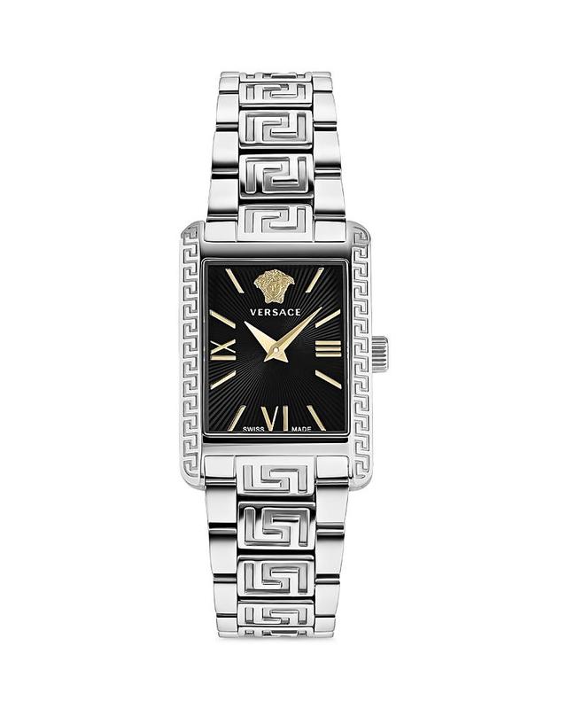 Versace Womens Swiss Tonneau Stainless Steel Bracelet Watch 23x33mm Product Image