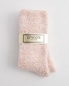 Pink Furry Socks Product Image