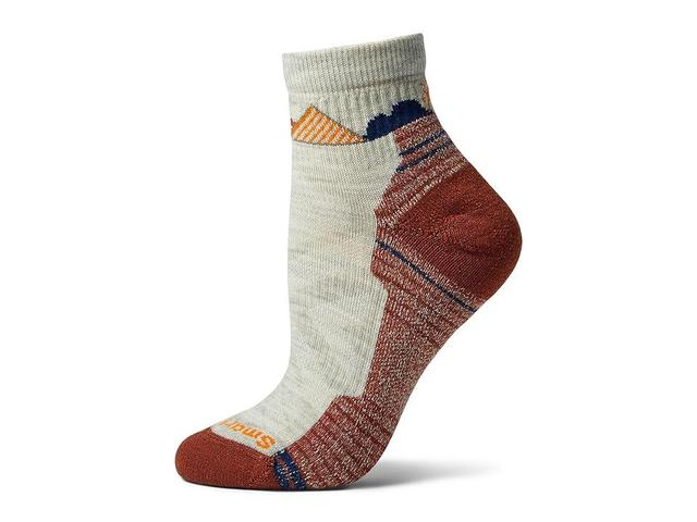 Smartwool Hike Light Cushion Clear Canyon Pattern Ankle (Ash) Women's Crew Cut Socks Shoes Product Image