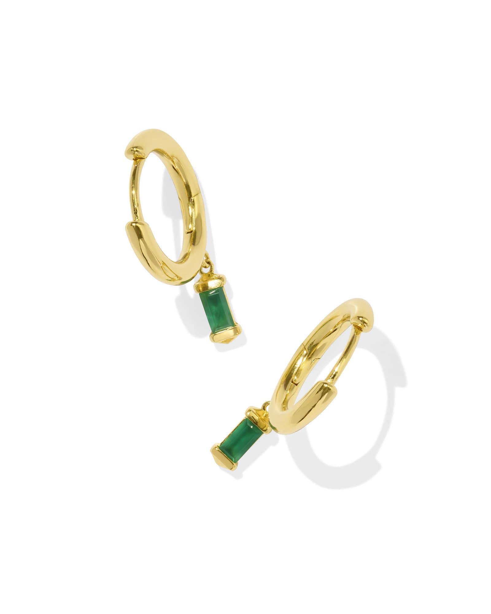 Small Bold Tube Hoop Earrings in 18k Gold Vermeil Product Image