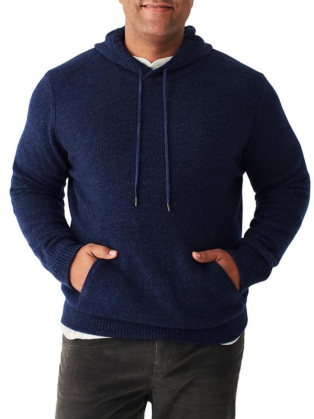 Mens Cashmere-Wool Drawstring Hoodie Product Image