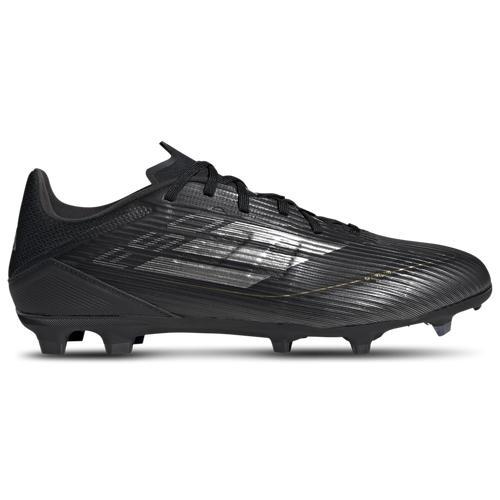 adidas Mens F50 League FG - Shoes Black/Iron Metallic/Gold Metallic Product Image