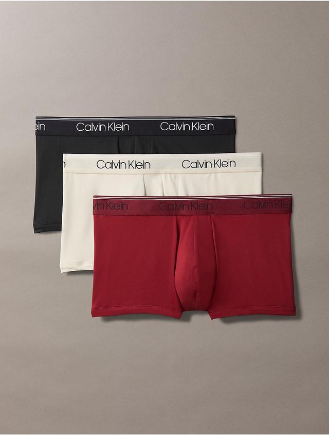 Calvin Klein Mens Micro Stretch 3-Pack Low Rise Trunk - Multi - XXL Product Image