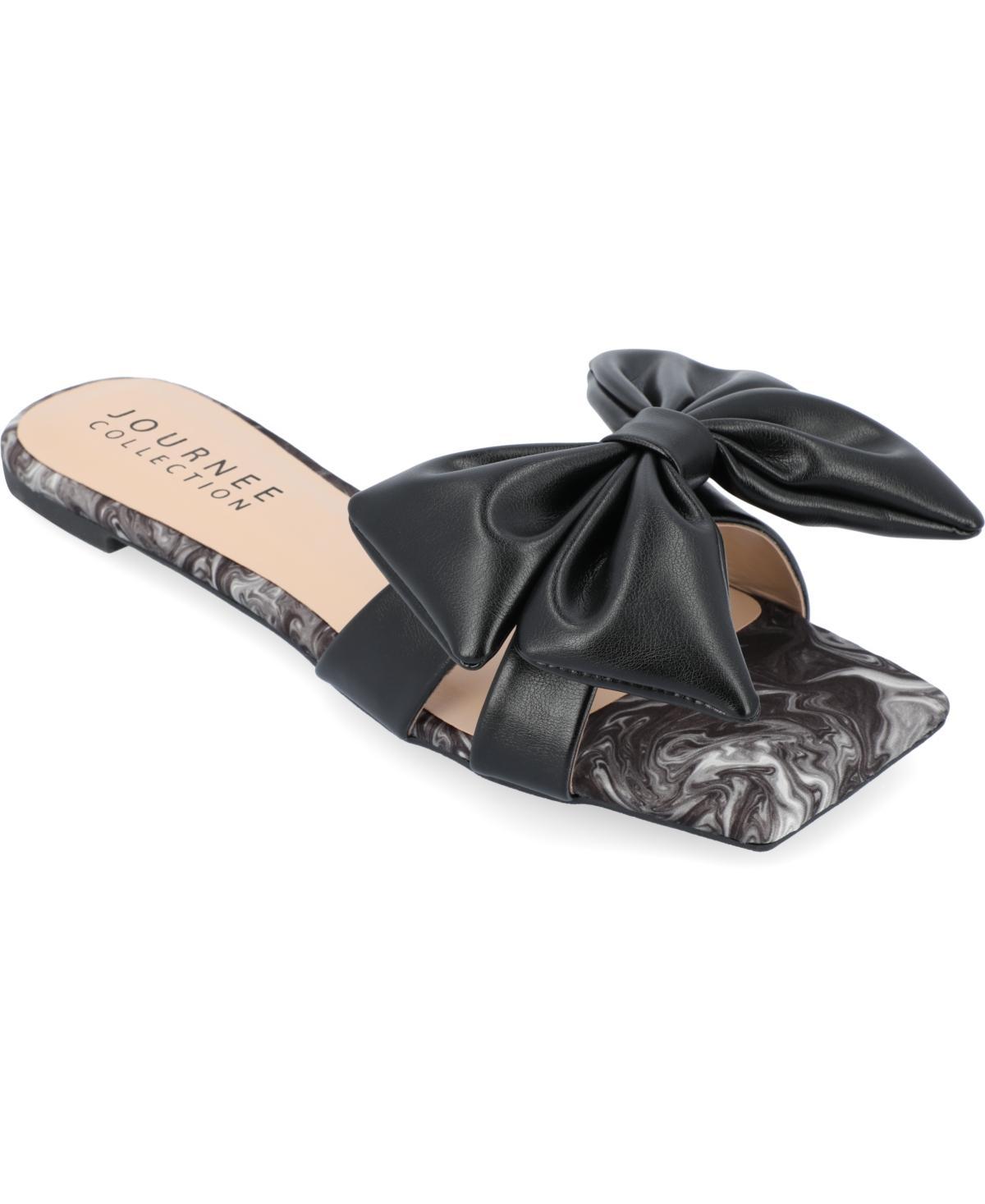 Journee Collection Kealla Womens Bow Slide Sandals Product Image