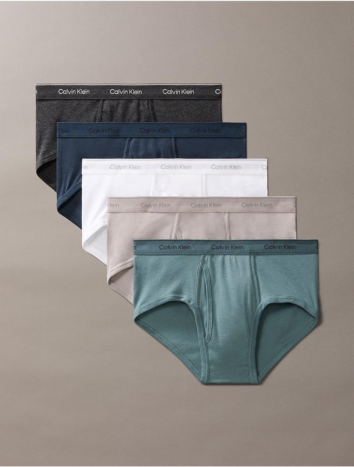 Calvin Klein Mens Cotton Classics 5-Pack Brief - Multi - L Product Image