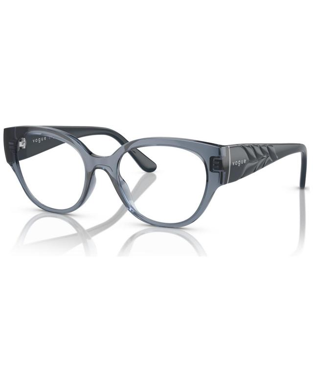 Vogue Eyewear Womens Phantos Eyeglasses, VO5482 50 - Transparent Blue Product Image