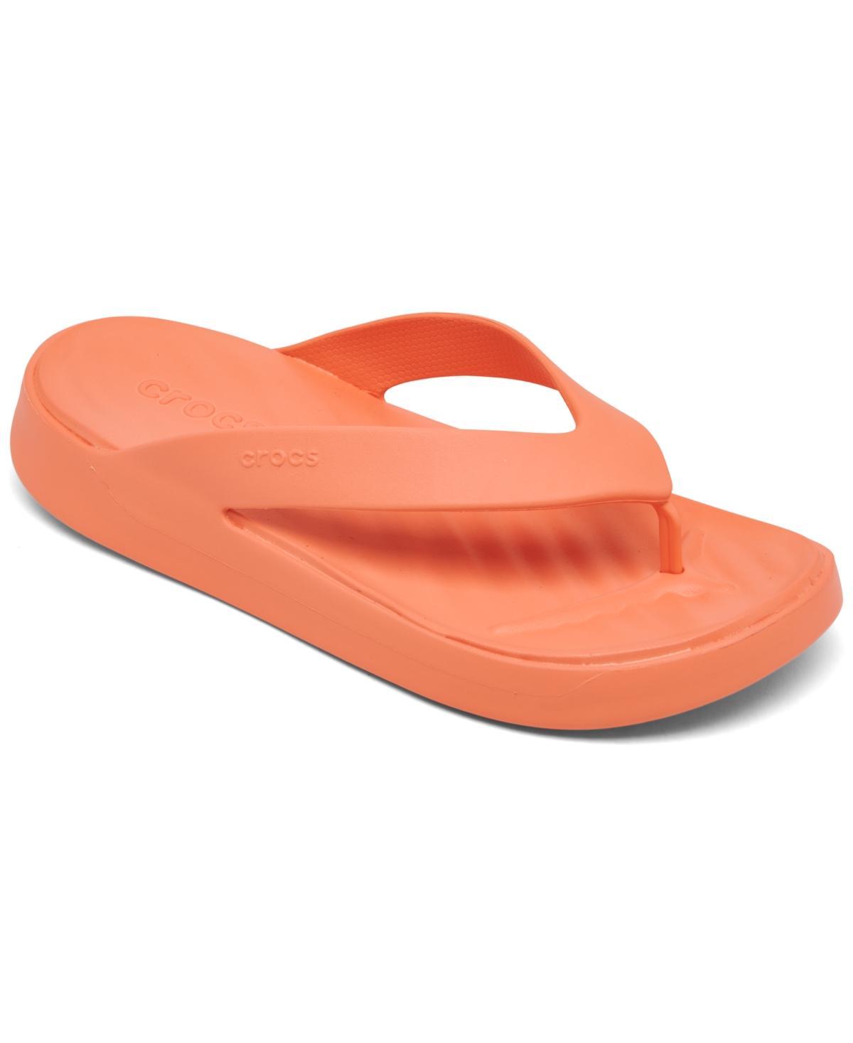 Crocs Womens Getaway Low Casual Flip-Flop Sandals from Finish Line Product Image