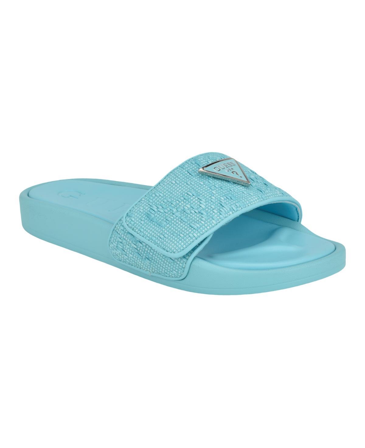 Guess Womens Callena Logo Pool Slides Product Image