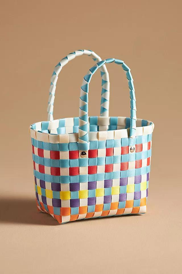 Mini Woven Basket Tote Product Image