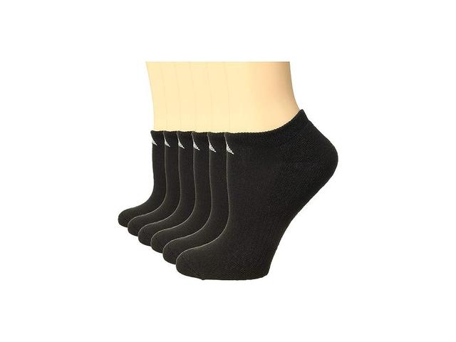 adidas Athletic Cushioned 6-Pack No Show Aluminum 2) Women's Crew Cut Socks Shoes Product Image