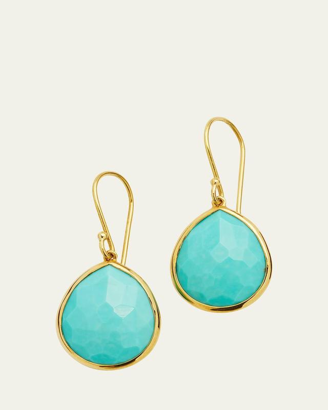 Womens Rock Candy 18K Green Gold & Citrine Medium Teardrop Earrings Product Image