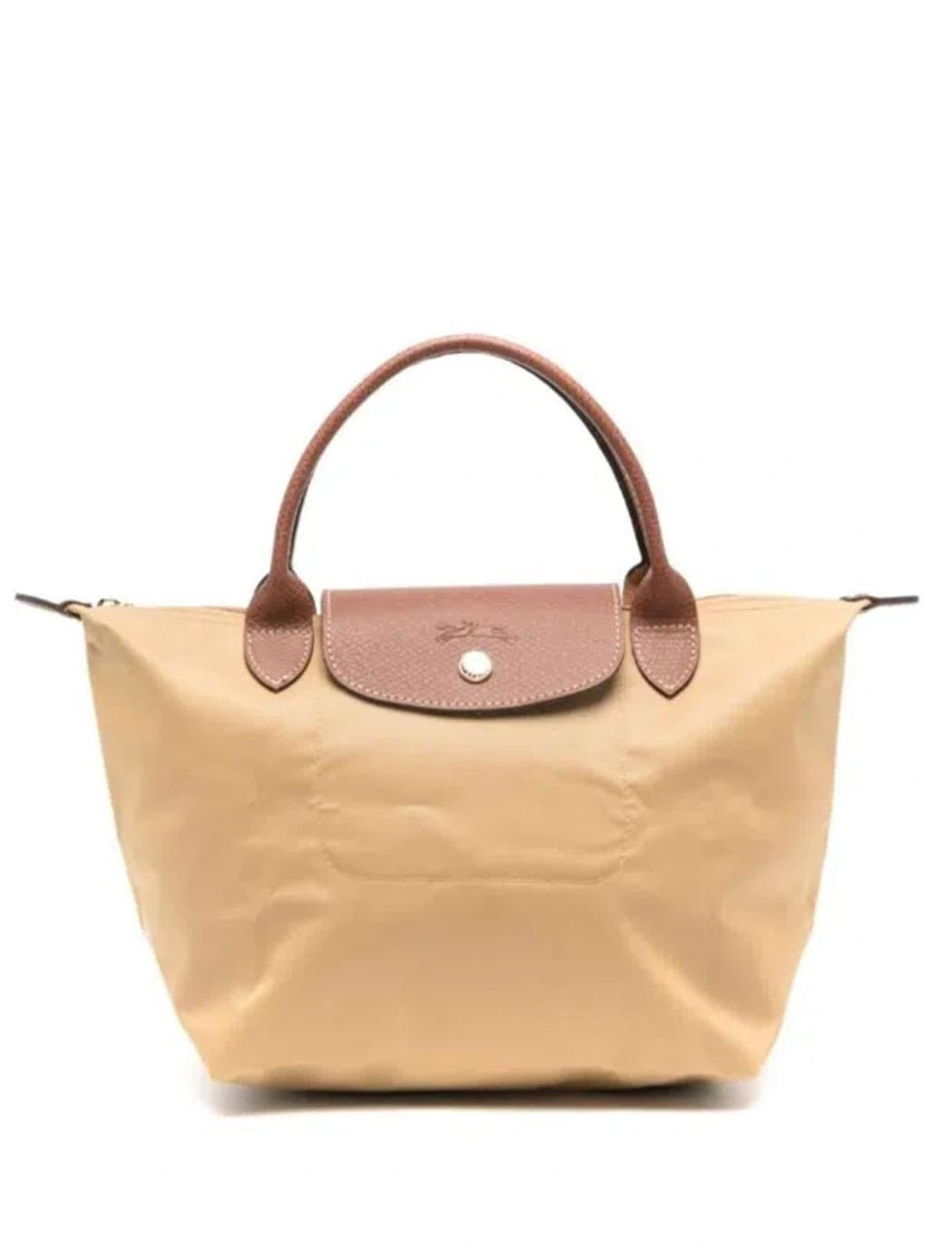 LONGCHAMP Medium Le Pliage Original Tote Bag In Beige Product Image