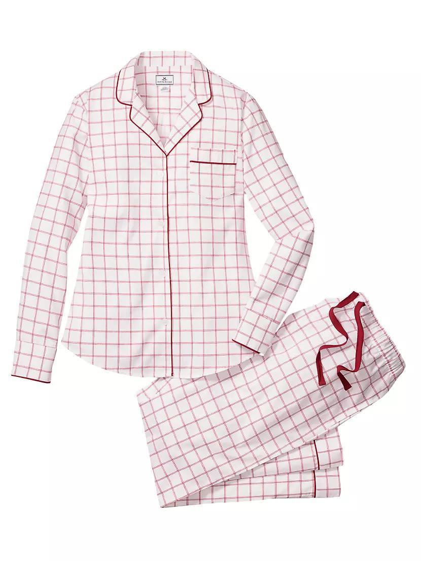 Garnet Tattersall Pajama Set Product Image