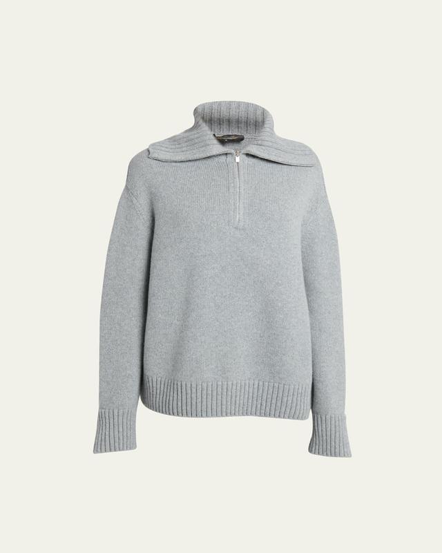 Parksville Cashmere Quarter-Zip Sweater Product Image