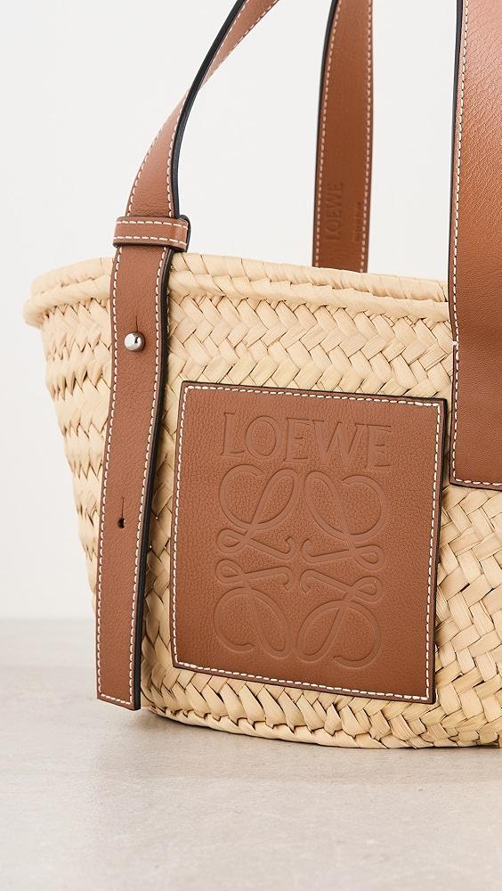 What Goes Around Comes Around Loewe Raffia Small Basket Bag | Shopbop Product Image