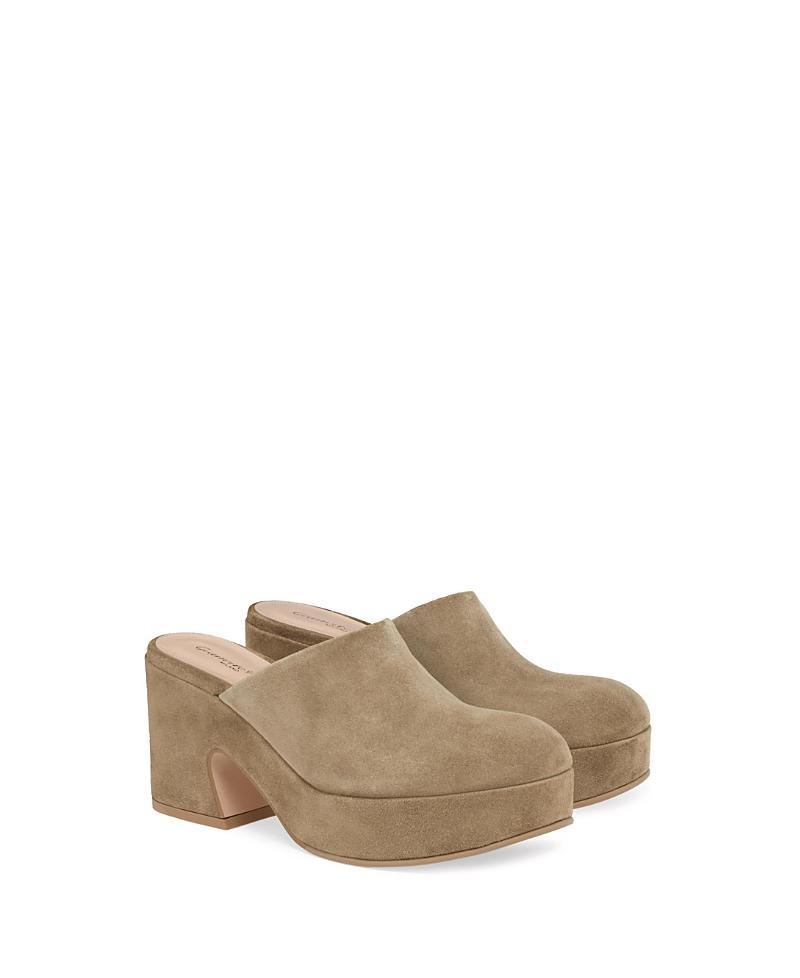 Gianvito Rossi Womens Lyss Platform Mules Product Image