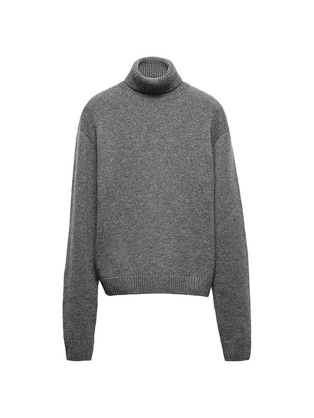 Womens Cashmere Turtleneck Sweater Product Image