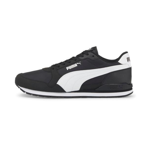 PUMA ST Runner v3 Men's Sneakers in Black/White Product Image