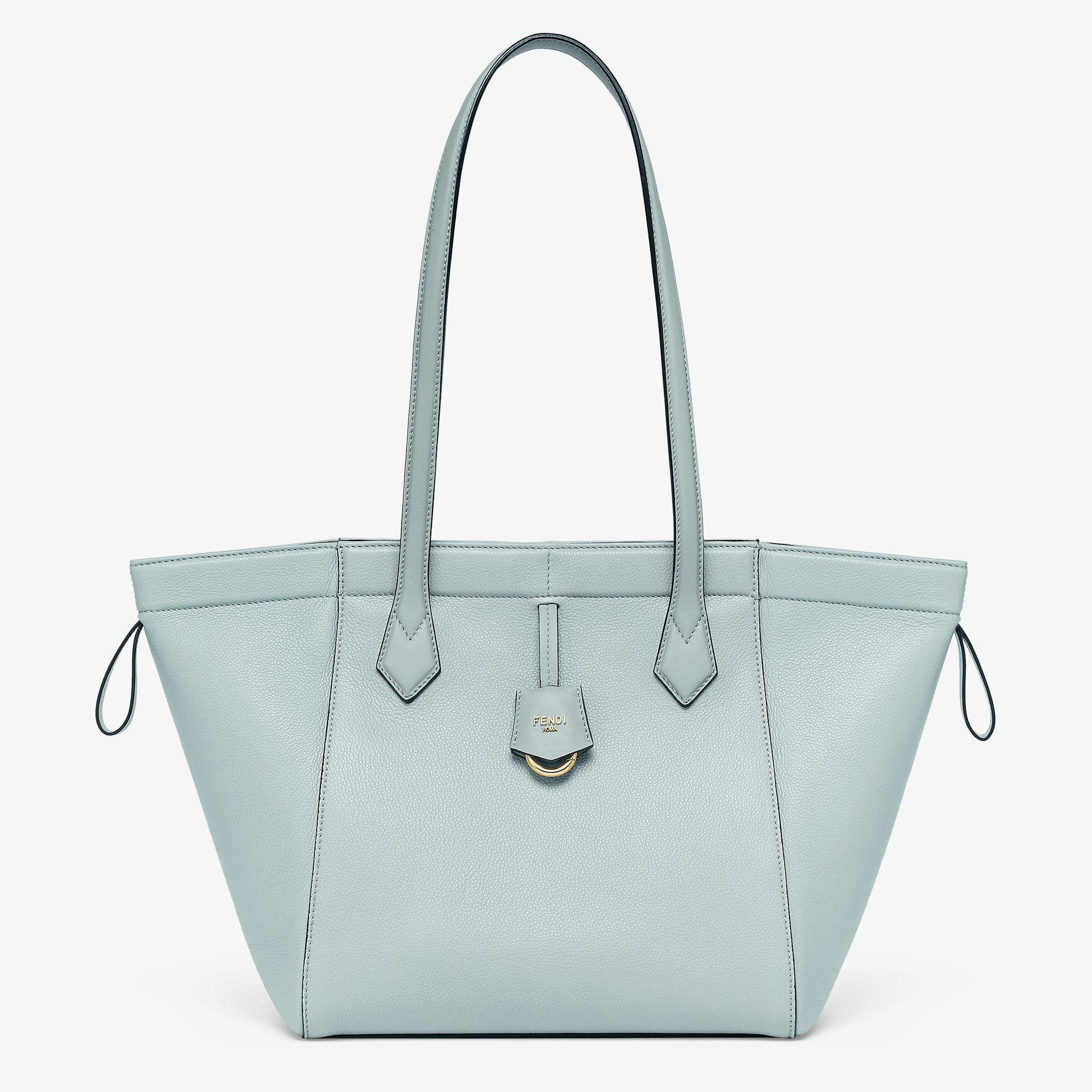 Fendi Origami MediumLight blue leather bag that can be transformed Product Image