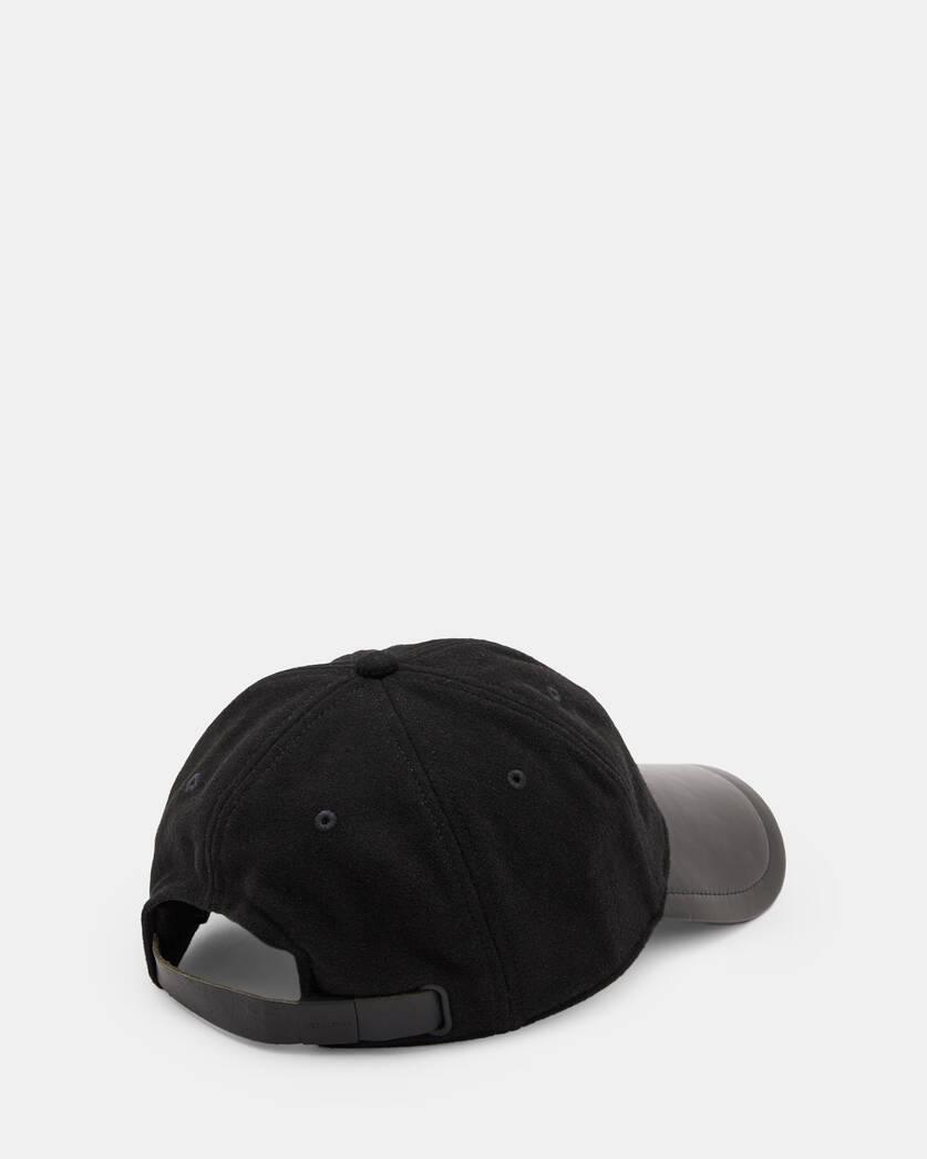 Wool Leather Baseball Cap Product Image