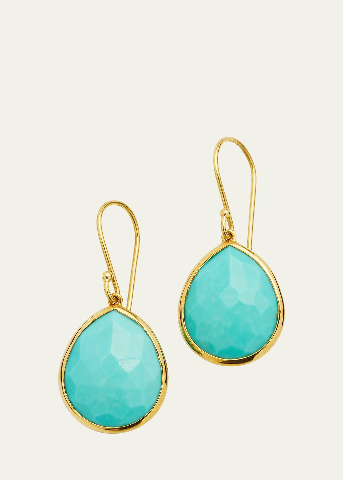 Small Teardrop Earrings in 18K Gold Product Image