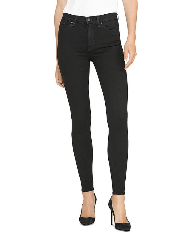 Hudson Jeans Barbara High Waisted Clean Hem Skinny Jeans Product Image