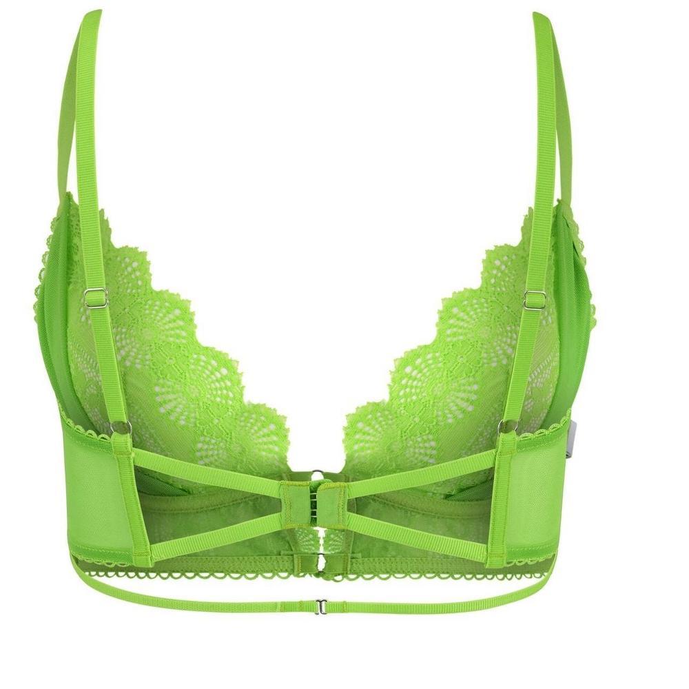 Adore Me Women's Kinley Plunge Bra 32DDD / Jasmine Green. Product Image