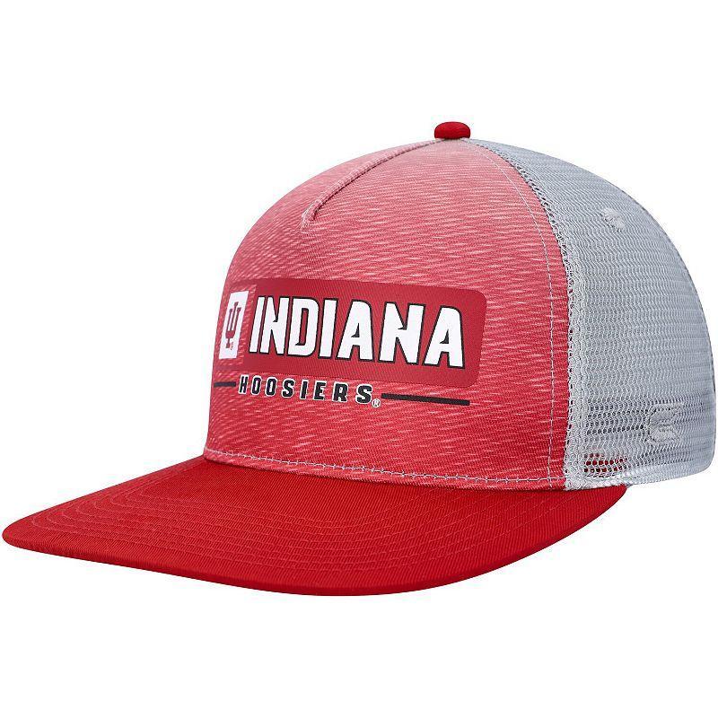 Mens Colosseum Red/Gray Houston Cougars Snapback Hat Product Image