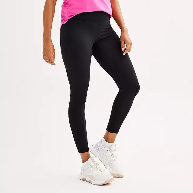 Petite Tek Gear Essential Soft 7/8 Leggings, Womens Product Image