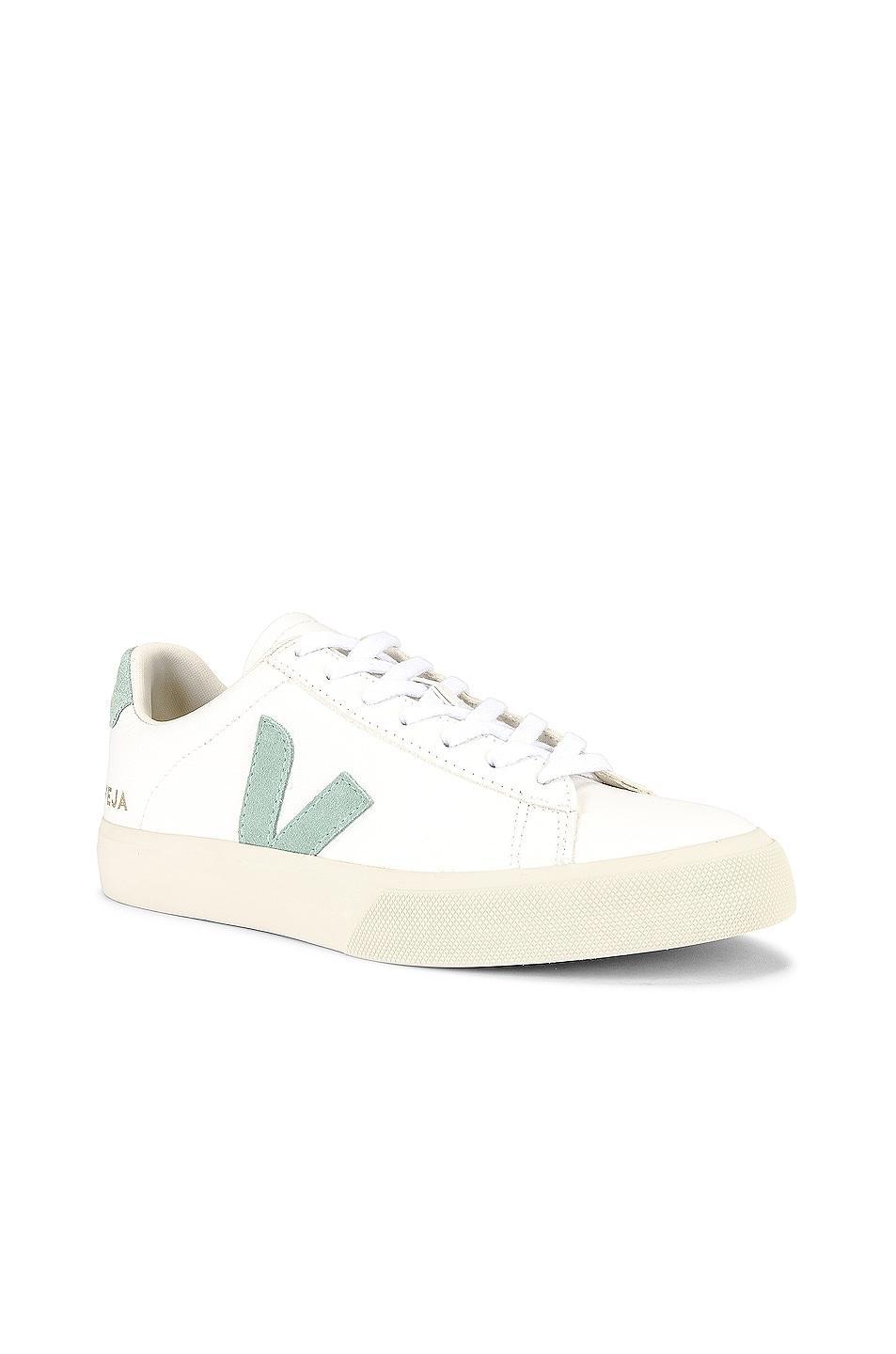 Veja Campo Sneaker in White. Size 40, 41, 42, 43, 45, 46. Product Image