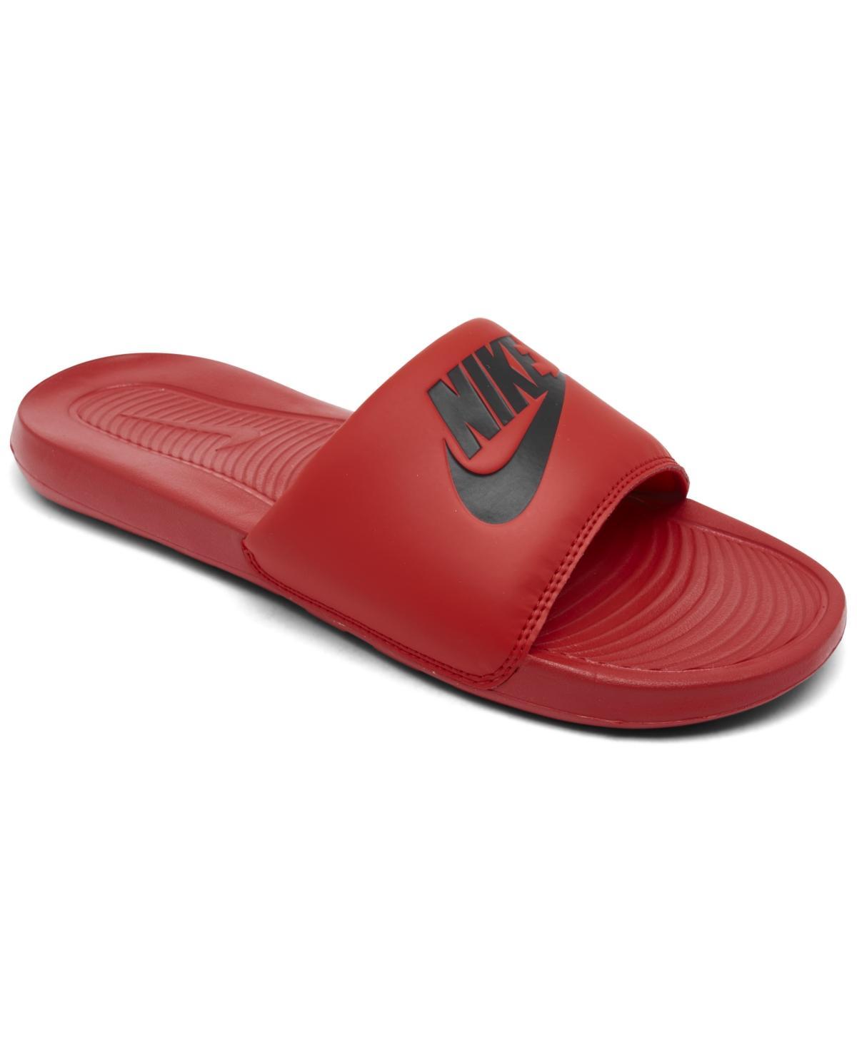 Nike Victori One Mens Slide Sandals Red Product Image