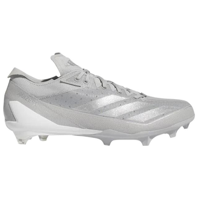 adidas Mens adidas Adizero Electric - Mens Football Shoes Silver Metallic/Cloud White/Grey Product Image