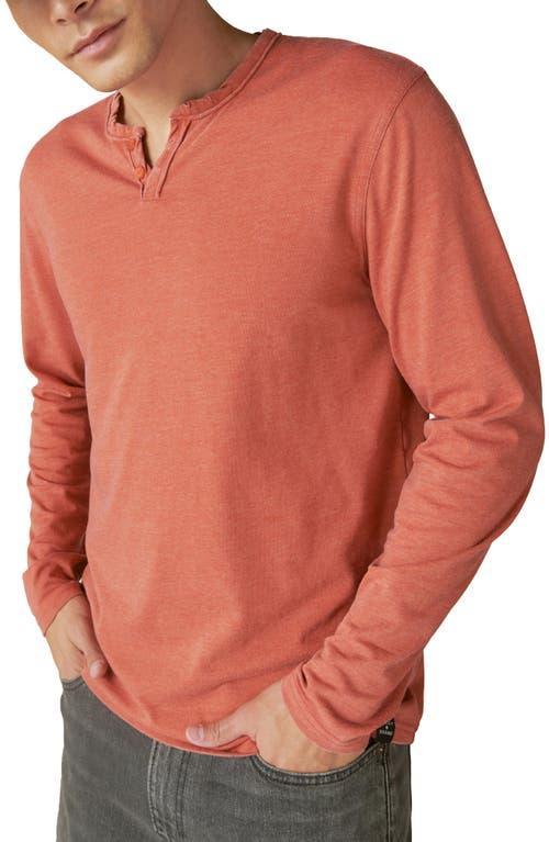 Lucky Brand Venice Burnout Cotton Blend Long Sleeve T-Shirt Product Image