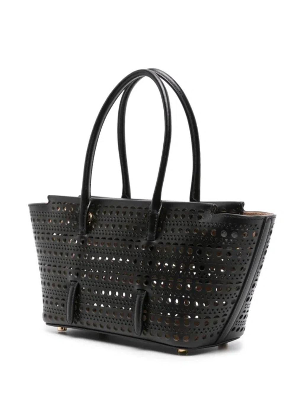 ALAÏA Neo Mina 20 Shoulder Bag In Black Product Image