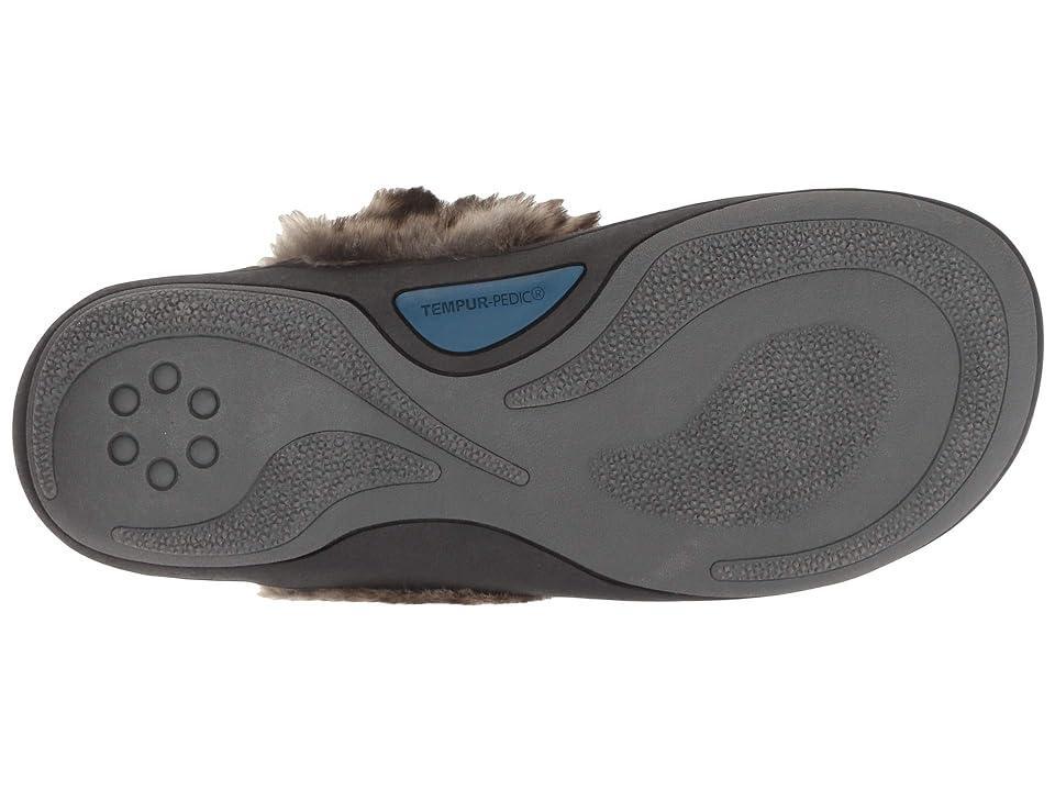 TEMPUR-PEDIC Kensley (Charcoal) Women's Slippers Product Image