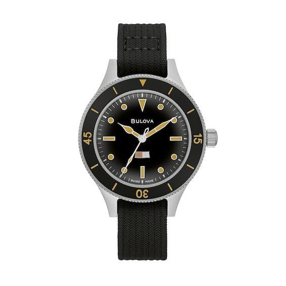 Men's Limited Edition Bulova Archive Series Mil-Ships-W-2181 Submersible Automatic Strap Watch (Model: 98A265) Product Image