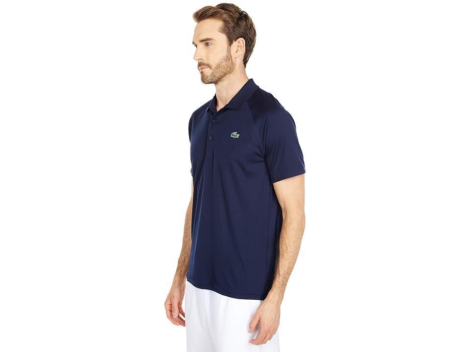 Mens Lacoste Sport Breathable Run-Resistant Interlock Polo Shirt Product Image