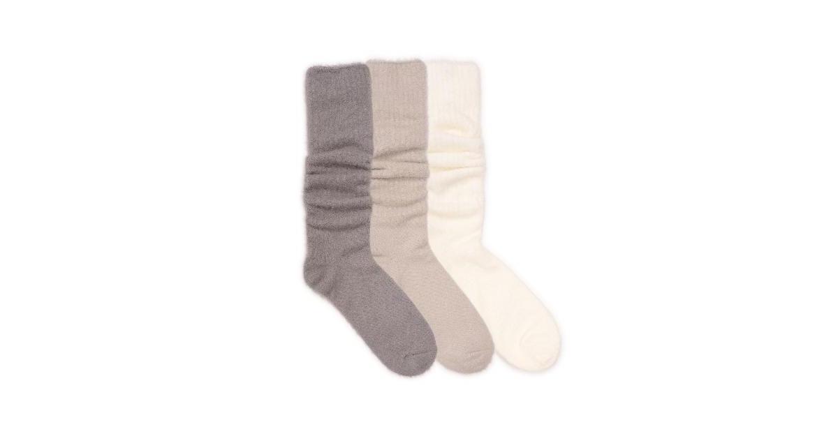 Womens MUK LUKS 3-Pack Slouch Fuzzy Socks Set Product Image