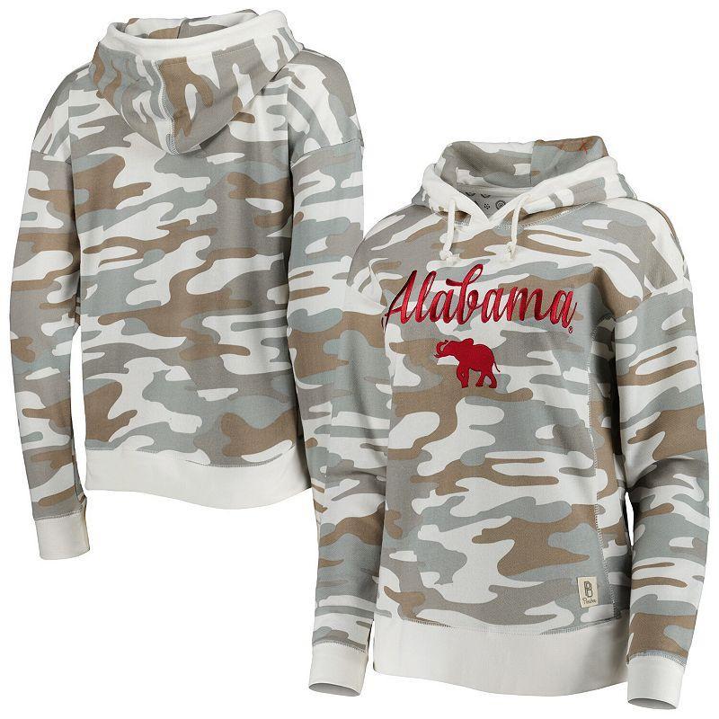 Womens Pressbox Camo Alabama Crimson Tide San Pablo Pullover Hoodie Product Image