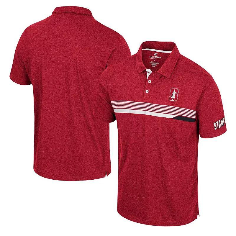 Mens Colosseum Cardinal Stanford Cardinal No Problemo Polo Product Image