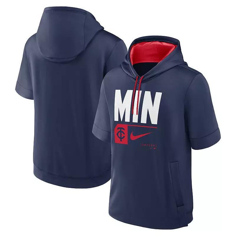 Milwaukee Brewers Tri Code Lockup Nike Mens MLB Short-Sleeve Pullover Hoodie Product Image