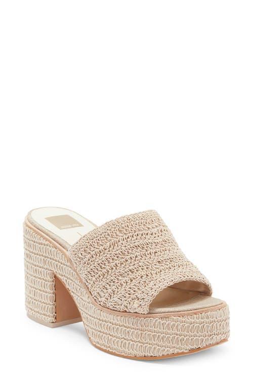 Dolce Vita Ladin Platform Slide Sandal Product Image