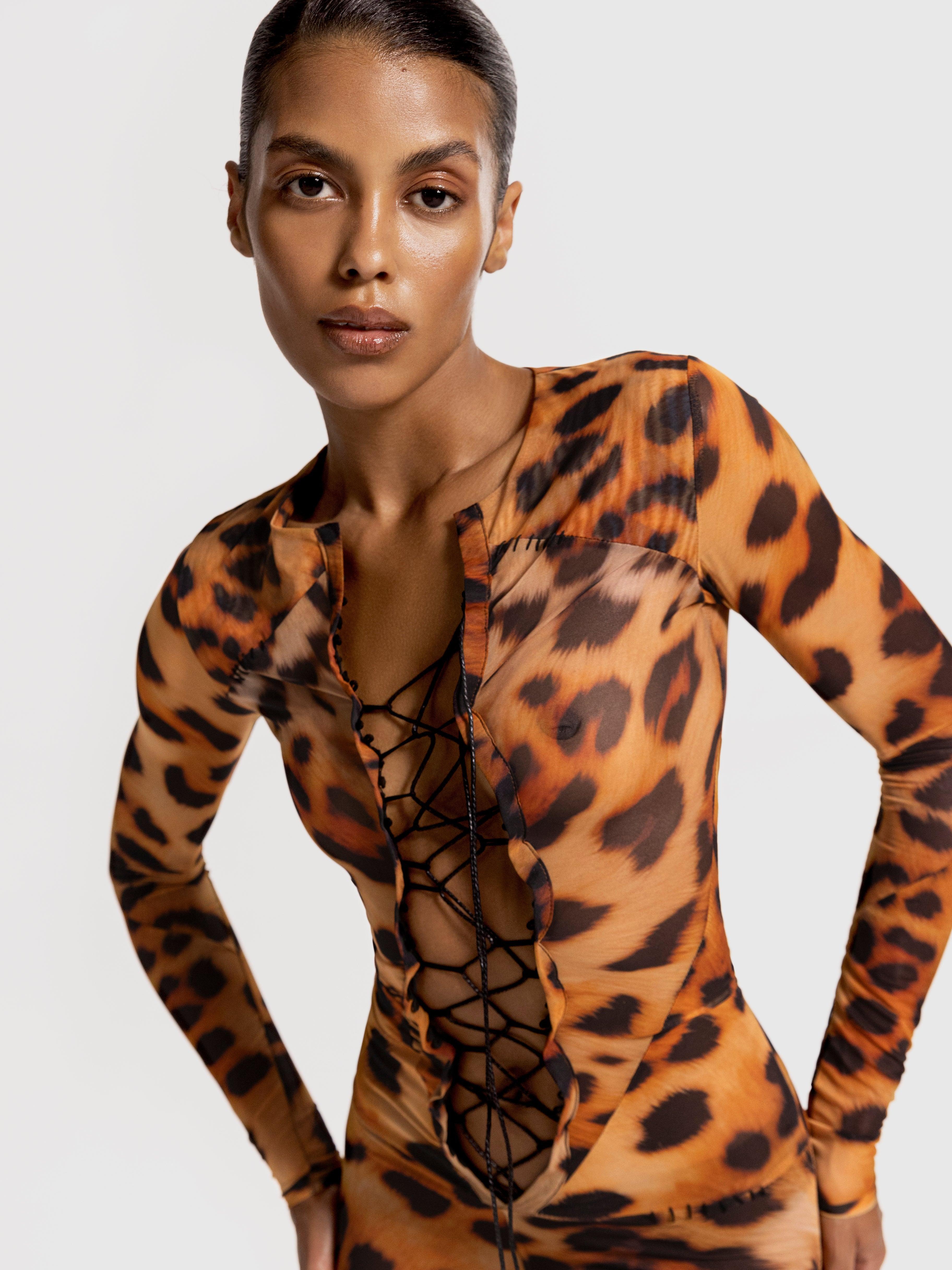 Leeloominai jumpsuit in Leopard Product Image